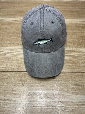 Adams Baseball Cap Adjustable Hat Fish Embroidered Strap Back Fishing Camping